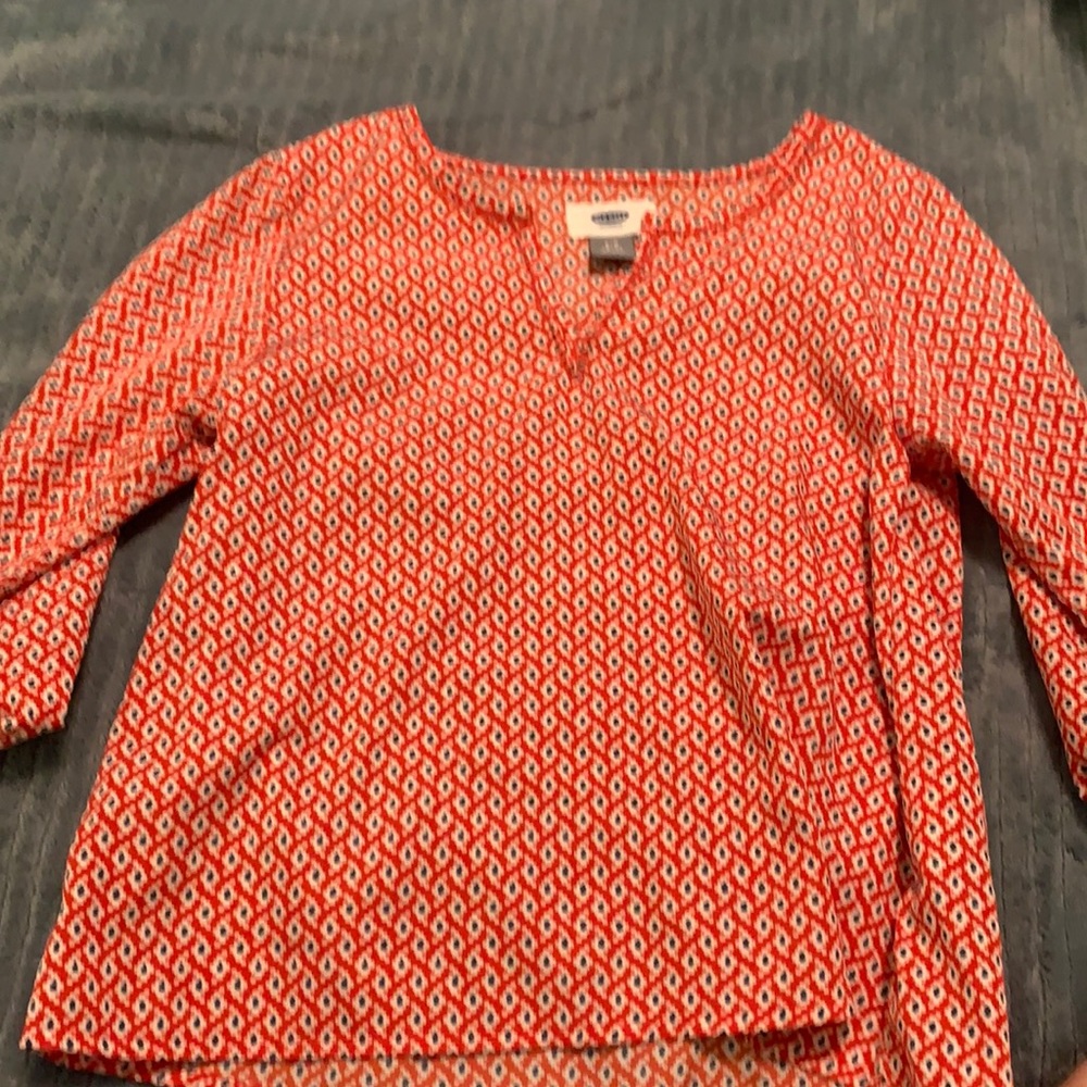 red blouse